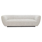 96" Gray Upholstered Sofa  Warm Home View