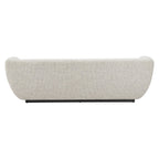 96" Gray Upholstered Sofa  Warm Home View