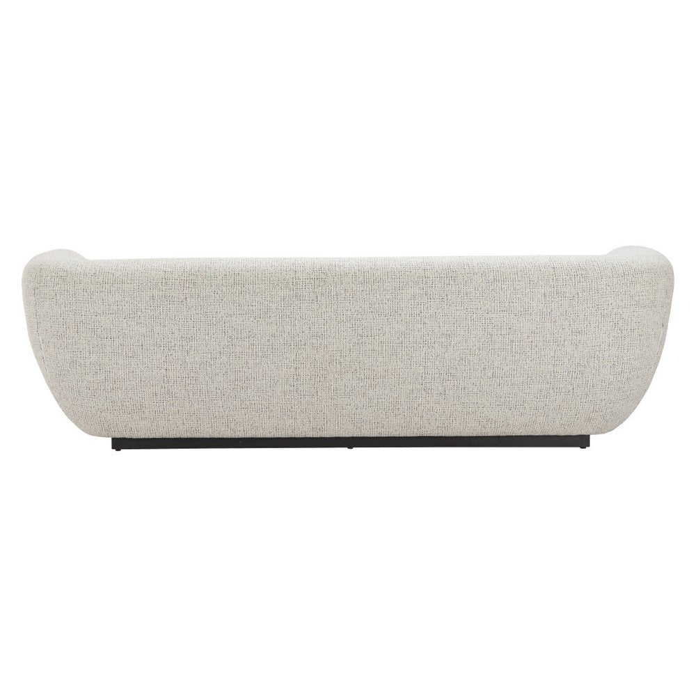 96" Gray Upholstered Sofa  Warm Home View