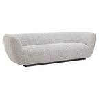 96" Gray Upholstered Sofa  Warm Home View
