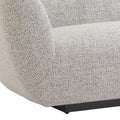 96" Gray Upholstered Sofa  Warm Home View