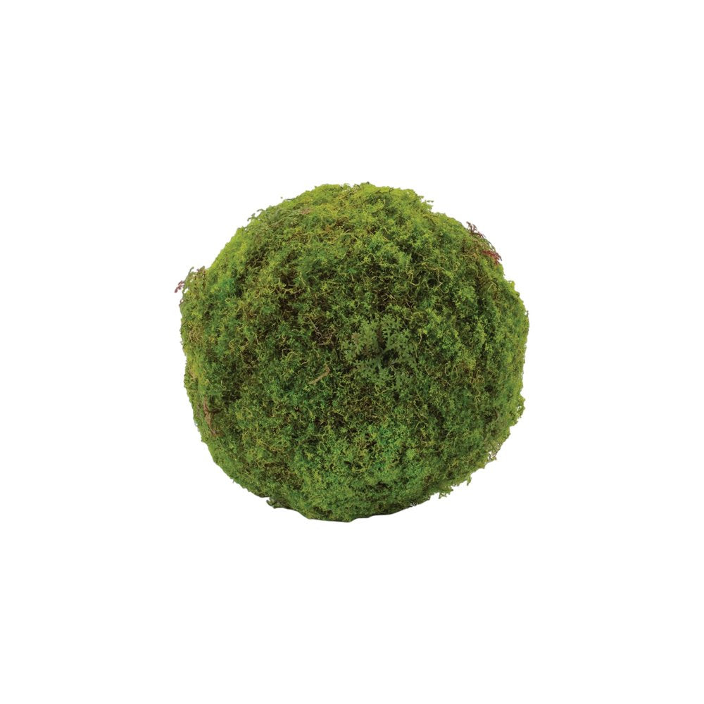 Set of Two 7" Green And Brown Artificial Moss  Warm Home View
