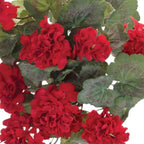 Set of Two 22" Red And Green Artificial Flowering  Warm Home View