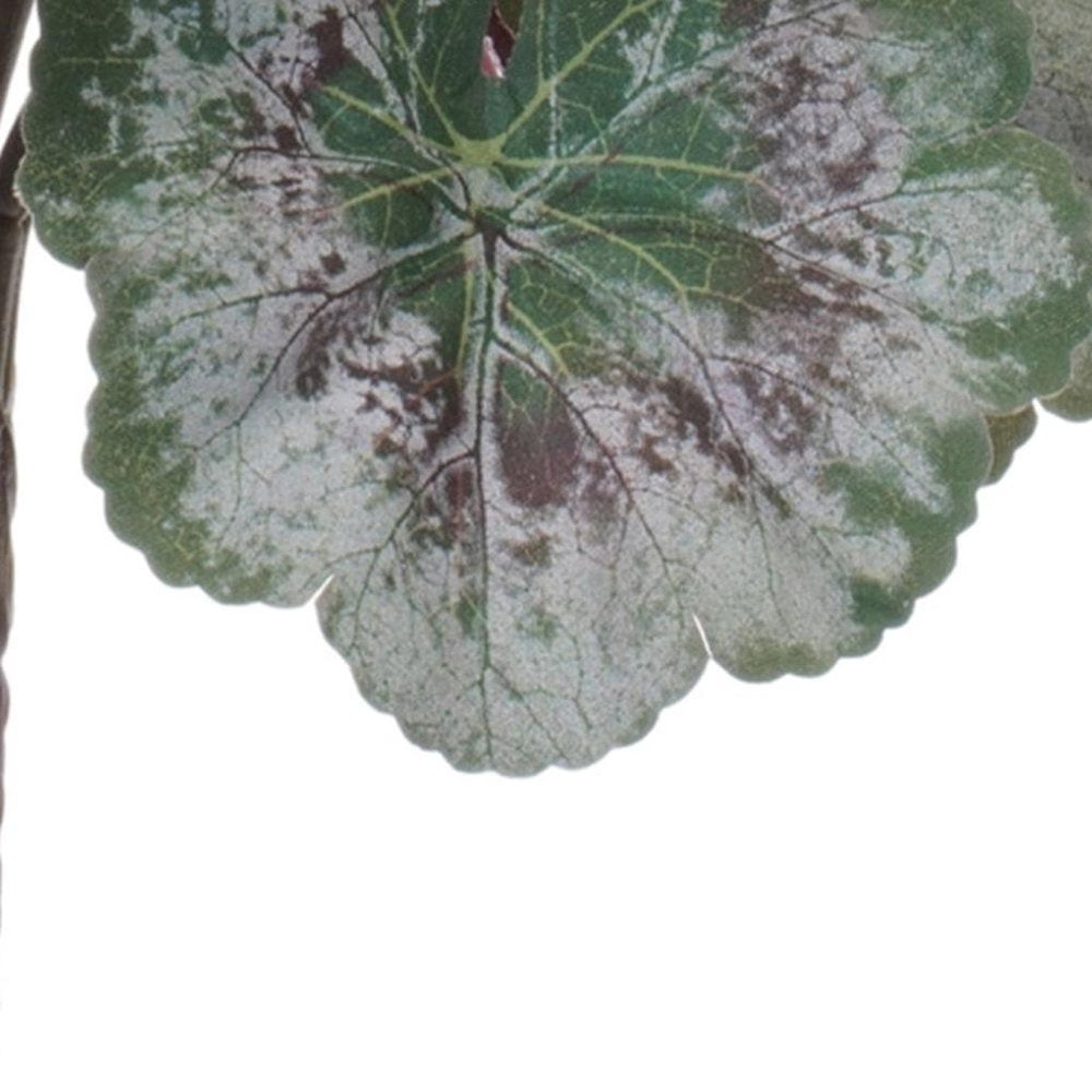 Set of Two 18" Red And Green Artificial Flowering  Warm Home View