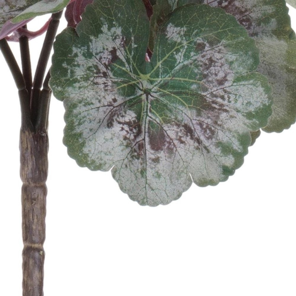 Set of Two 18" Red And Green Artificial Flowering  Warm Home View