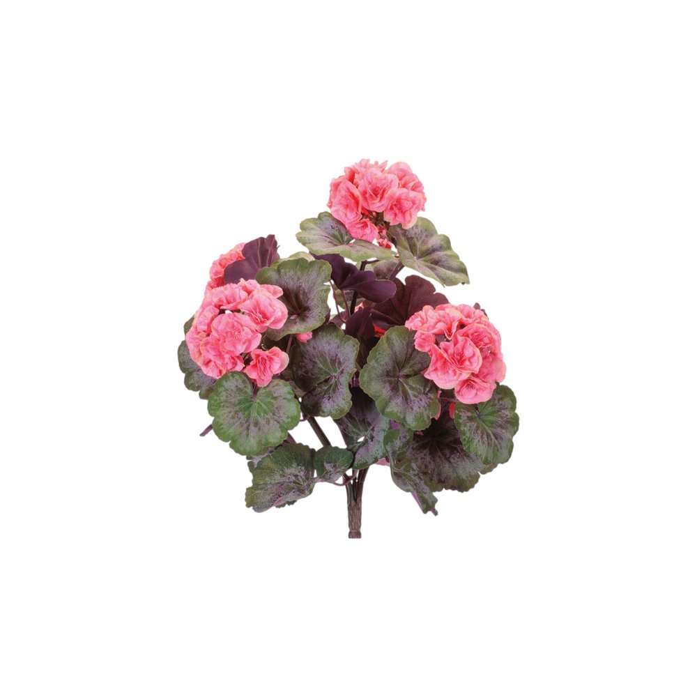 Set of Two 19" Pink And Green Artificial Flowering  Warm Home View