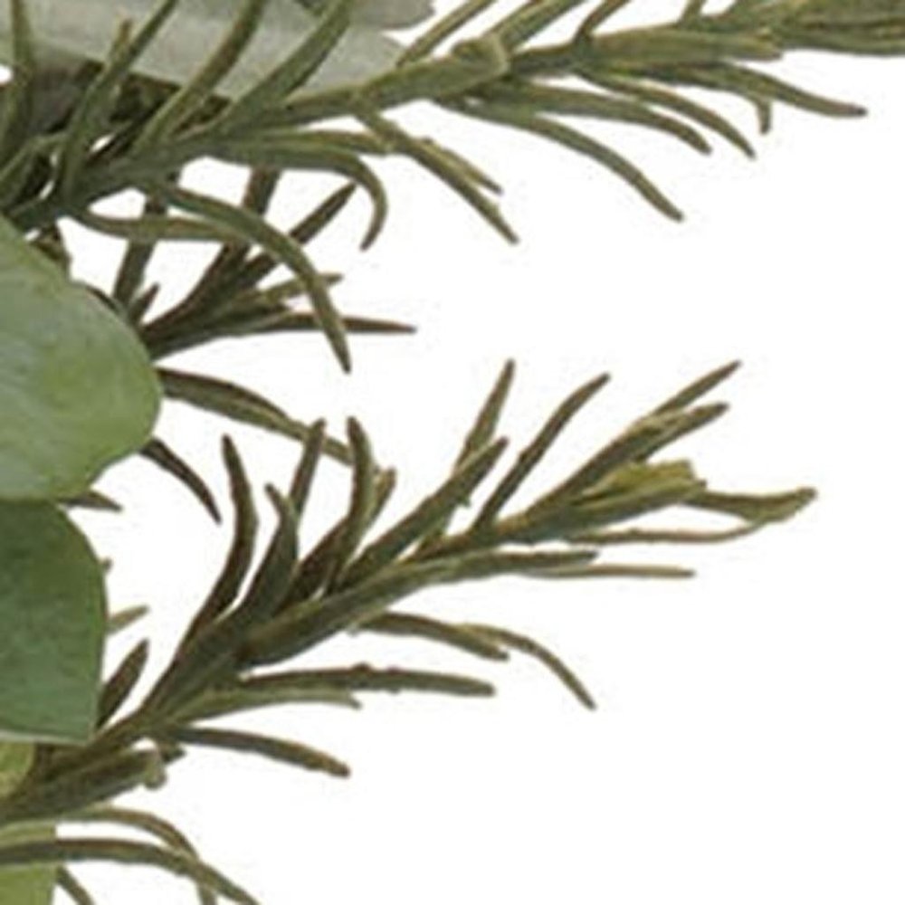 Set of Two 24" White Yellow And Green Artificial Flowering  Warm Home View