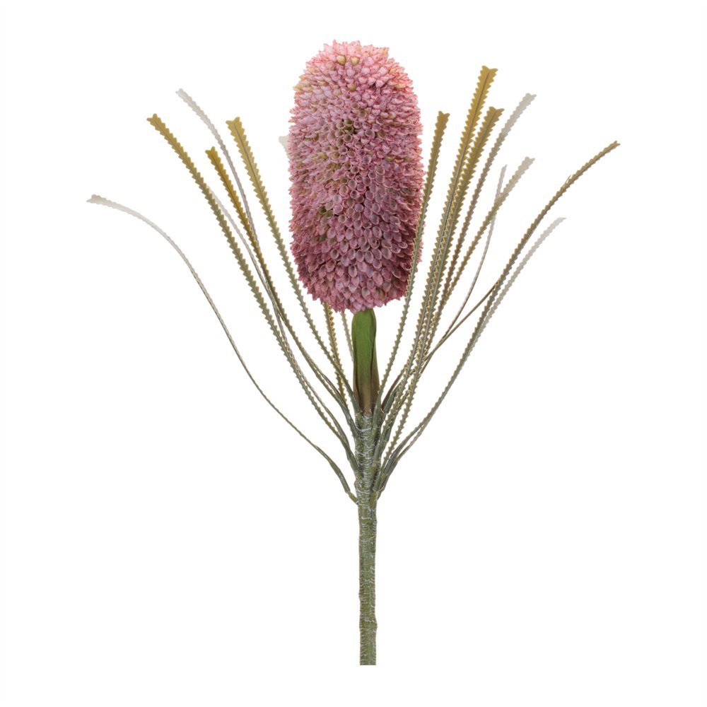 Set of Two 29" Pink White And Green Artificial Flowering  Warm Home View