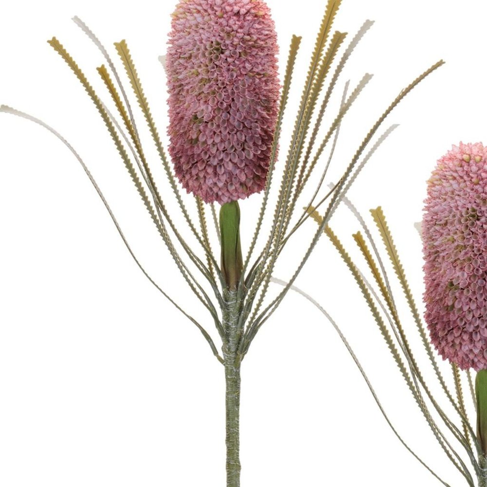 Set of Two 29" Pink White And Green Artificial Flowering  Warm Home View