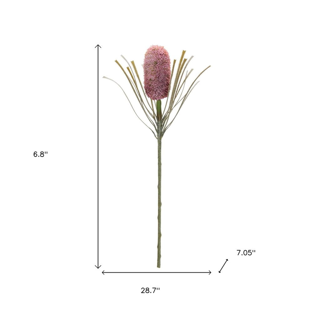 Set of Two 29" Pink White And Green Artificial Flowering  Warm Home View