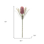 Set of Two 29" Pink White And Green Artificial Flowering  Warm Home View