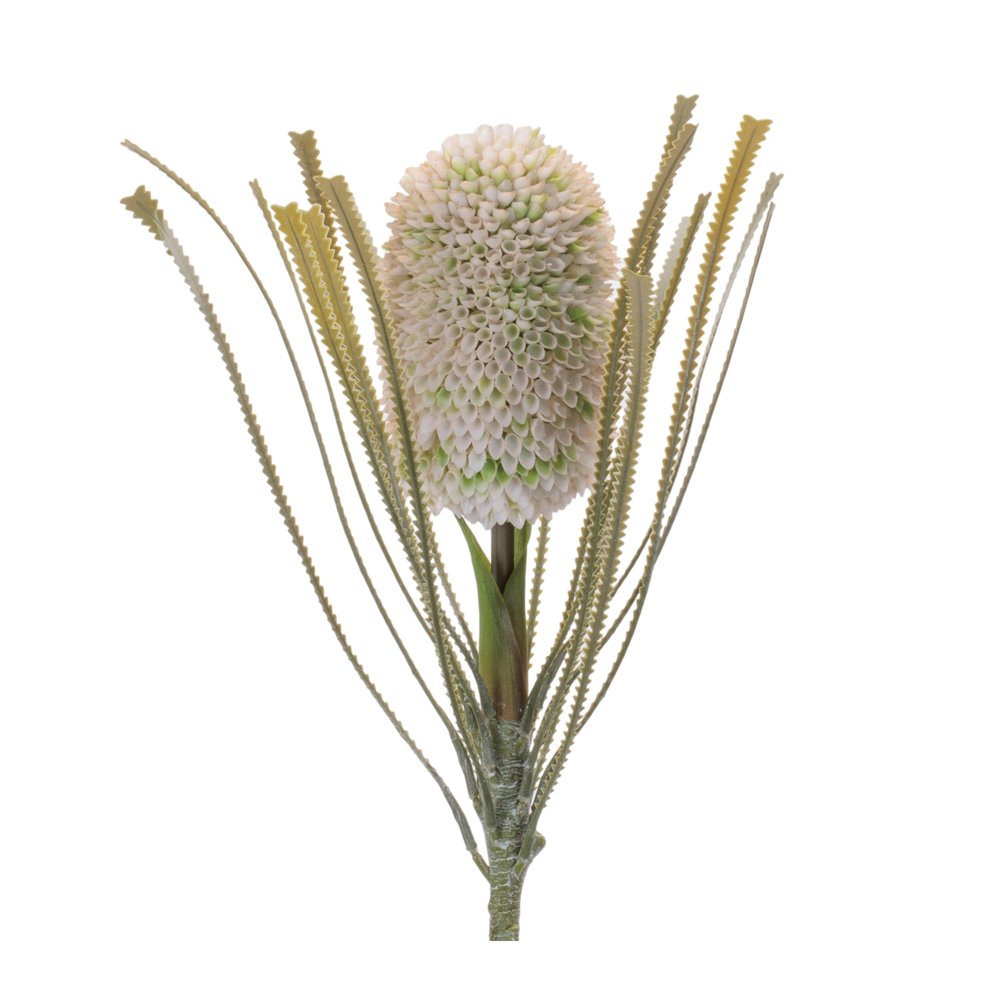 Set of Two 28" Green And White Artificial Flowering  Warm Home View