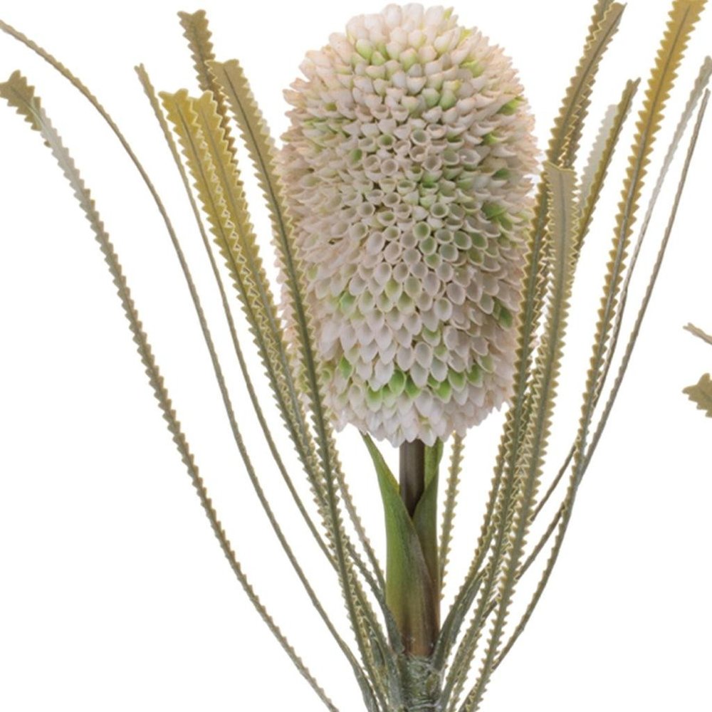 Set of Two 28" Green And White Artificial Flowering  Warm Home View