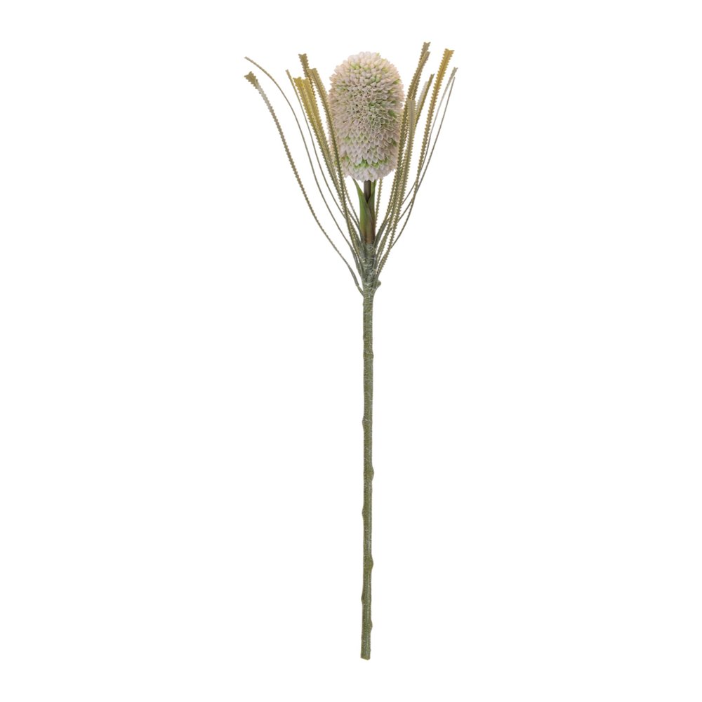 Set of Two 28" Green And White Artificial Flowering  Warm Home View