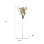Set of Two 28" Green And White Artificial Flowering  Warm Home View
