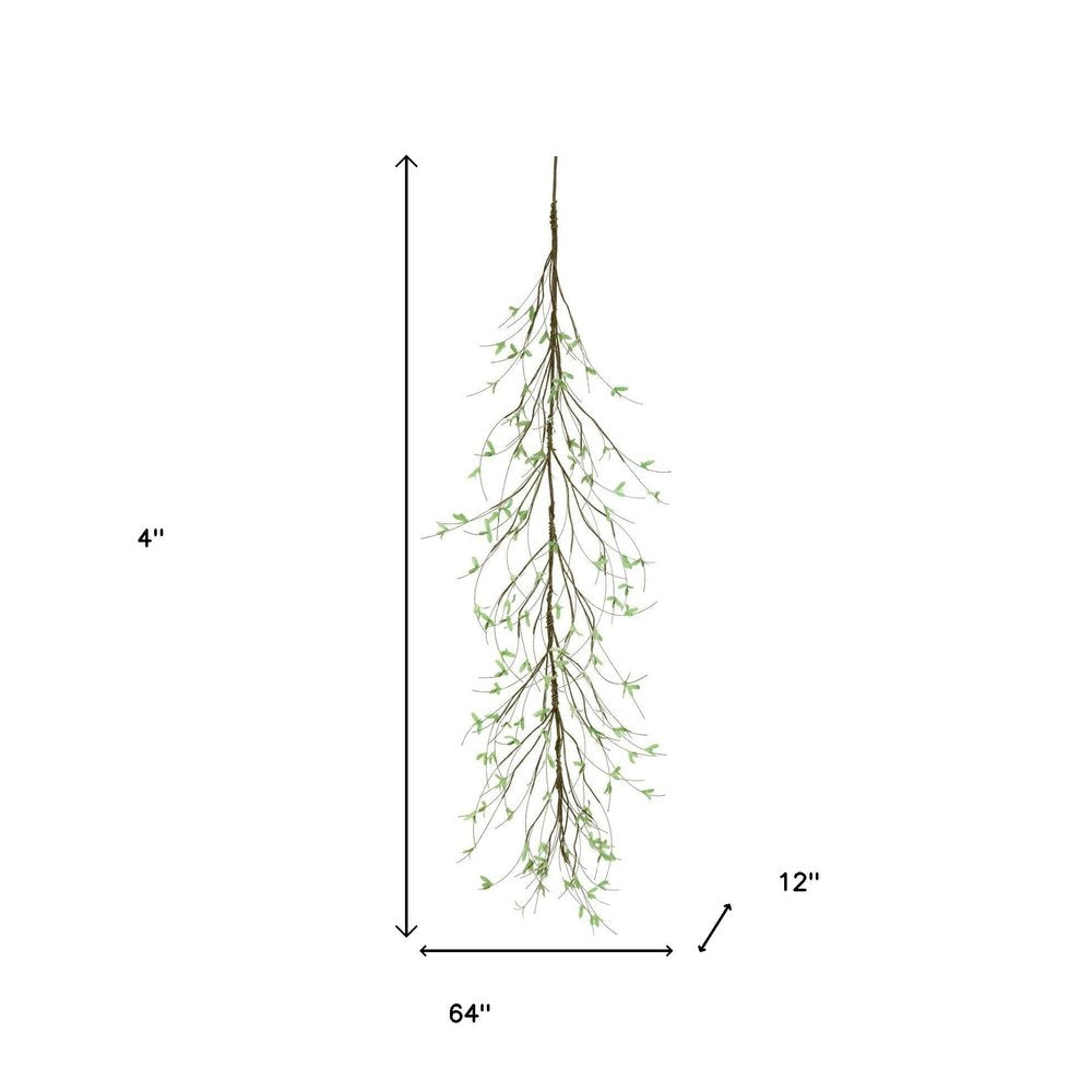 Set of Two 64" Green And Brown Artificial Foliage  Warm Home View