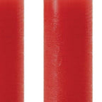 Set of Two Red Unscented Flameless Candle Taper Candles  Warm Home View