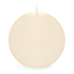 Set of Two Ivory Unscented Candle Flameless Designer Candles  Warm Home View