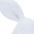 Set of Two White Polyresin Rabbit Figurines  Warm Home View