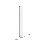 Set of Two White Unscented Flameless Candle Taper Candles  Warm Home View
