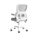 White Adjustable Height Swivel Rolling Gaming Chair  Warm Home View