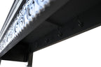 Black Floral Wood Storage Bench, Flip Top, 1-Piece  Warm Home View