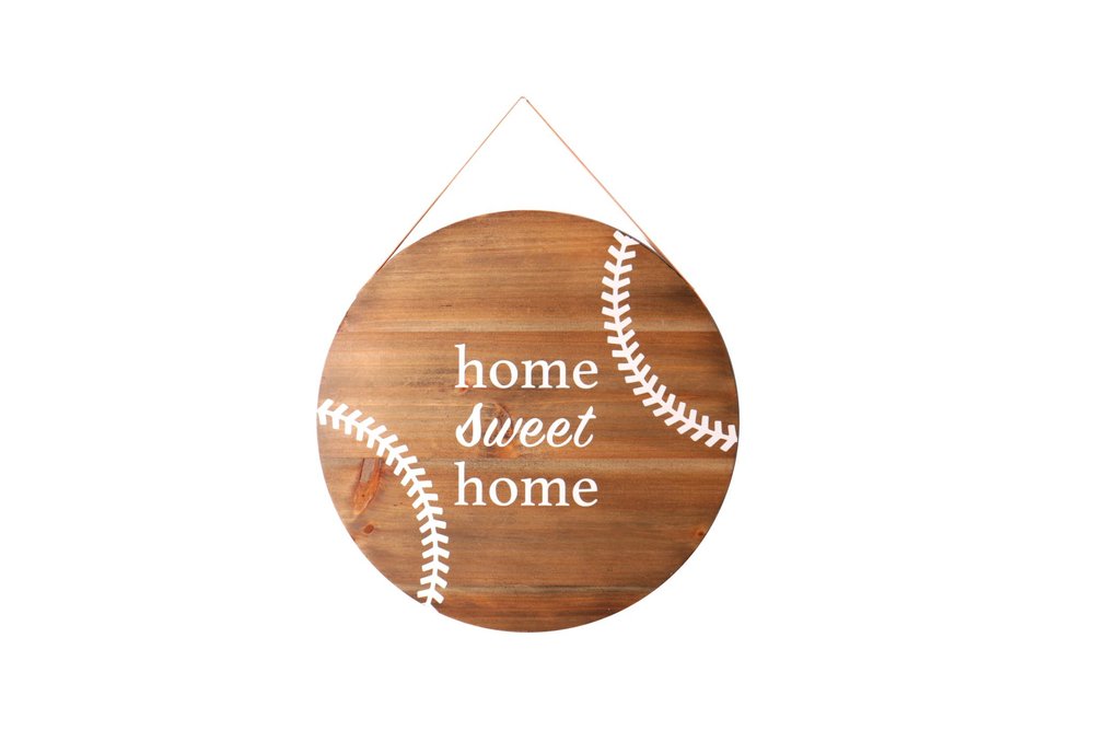 Set of Two Brown And White Home Sweet Home Wood Wall Decor  Warm Home View