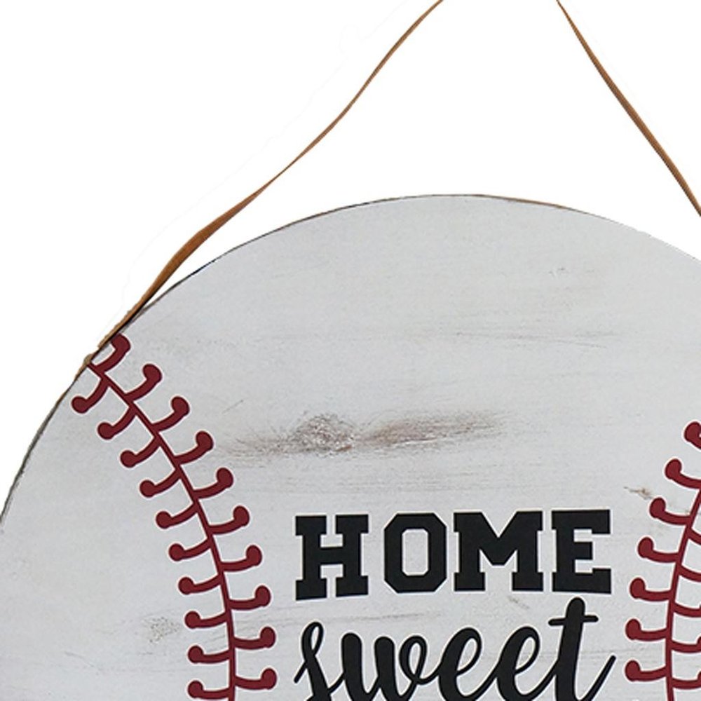 Set of Two Brown And White Home Sweet Home Wood Wall Decor  Warm Home View