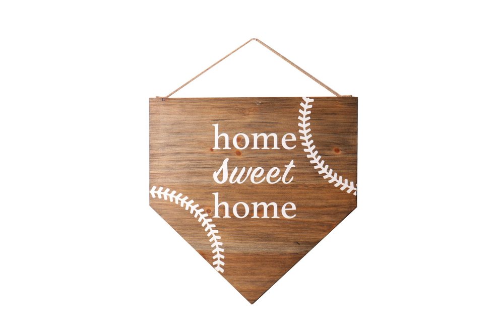 Set of Two Brown And White Home Sweet Home Wood Wall Decor  Warm Home View