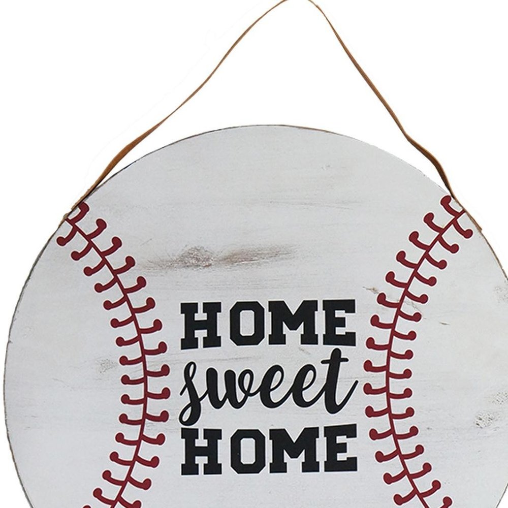 Set of Two Brown And White Home Sweet Home Wood Wall Decor  Warm Home View