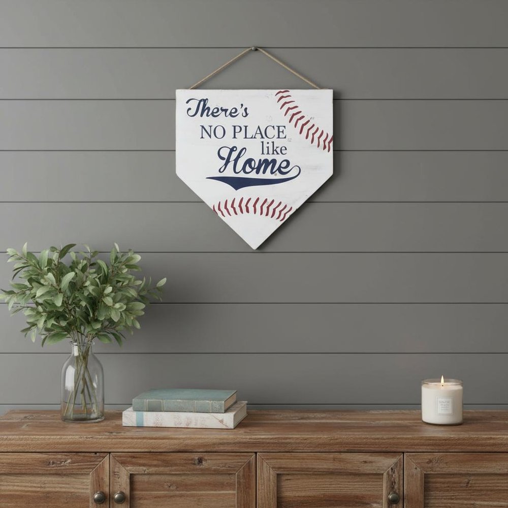Set of Two Brown And White Home Sweet Home Wood Wall Decor  Warm Home View