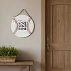 Set of Two Brown And White Home Sweet Home Wood Wall Decor  Warm Home View