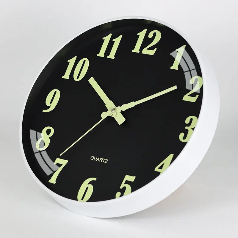 Authentic Hendas Luminous Wall Clock - Stylish Wooden Design  Warm Home View
