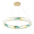 Boeseman's Colorful Chandelier - 1 Tier, Round  Warm Home View