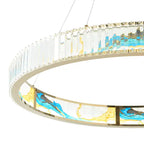 Boeseman's Colorful Chandelier - 1 Tier, Round  Warm Home View