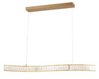 Alexandria Brushed Gold Chandelier  Warm Home View
