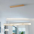 Alexandria Brushed Gold Chandelier  Warm Home View