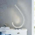 Grace Crystal 16W Table Lamp // Touch & Dimmable (L Chrome)  Warm Home View