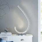 Grace Crystal 16W Table Lamp // Touch & Dimmable (L Chrome)  Warm Home View