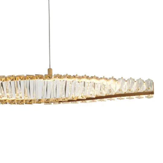 Towson Brushed Gold Chandelier  Warm Home View