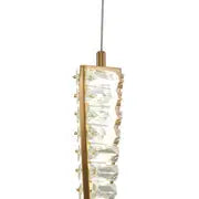 Efell Brushed Gold 10 Watt Pendant  Warm Home View