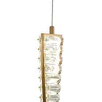 Efell Brushed Gold 10 Watt Pendant  Warm Home View