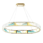 Boeseman's Colorful Chandelier - 1 Tier, Squoval  Warm Home View