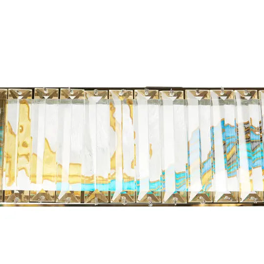 Boeseman's Colorful Chandelier - 1 Tier, Squoval  Warm Home View