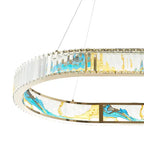 Boeseman's Colorful Chandelier - 1 Tier, Squoval  Warm Home View