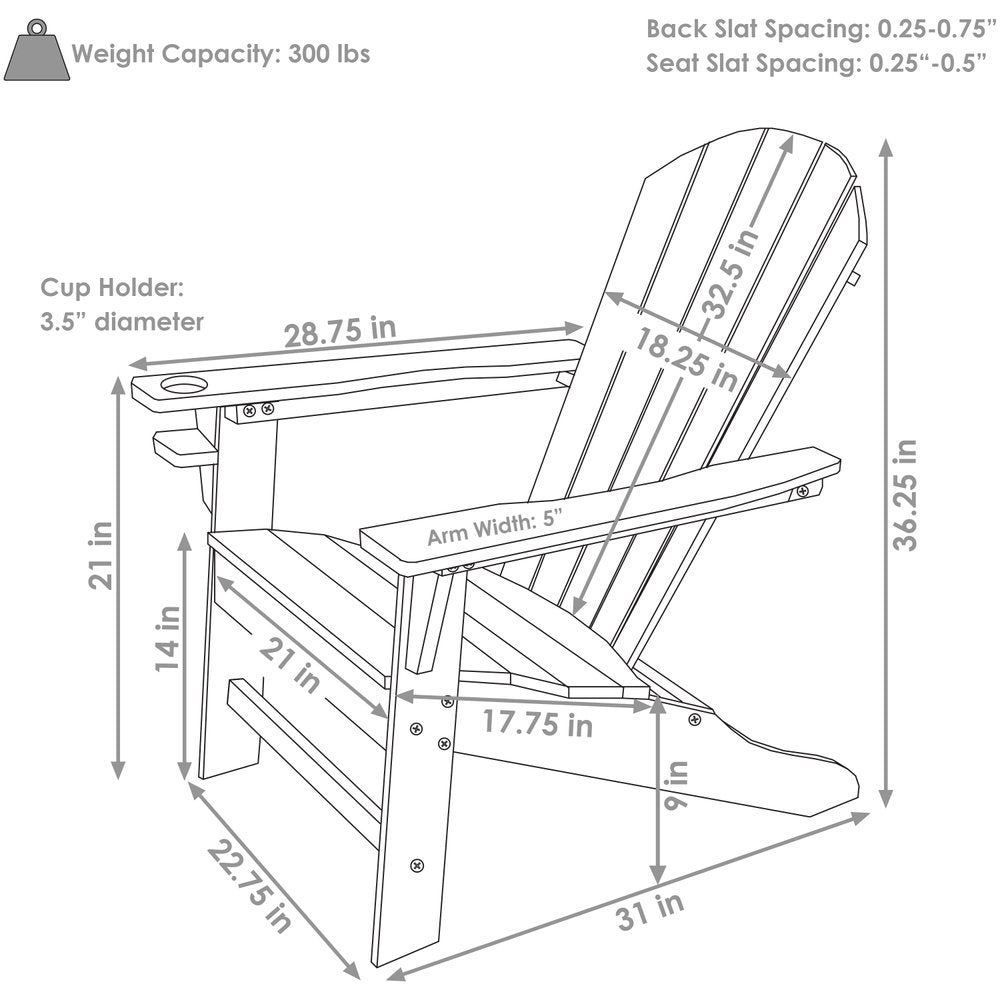 Set of Two White Heavy Duty Plastic Outdoor Adirondack Chairs  Warm Home View