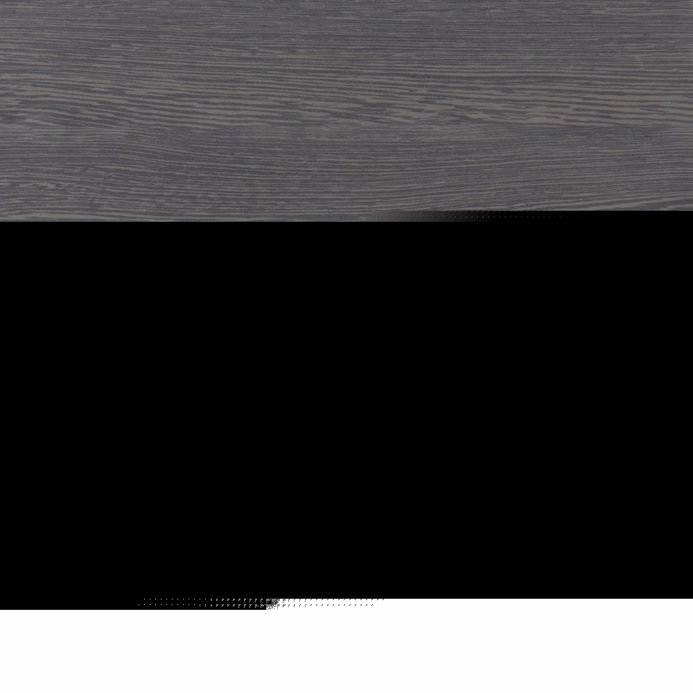 48" Black Aluminum Outdoor Coffee Table  Warm Home View