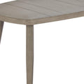 43" Brown Aluminum Outdoor Coffee Table  Warm Home View
