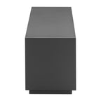 36" Charcoal Aluminum Outdoor Coffee Table  Warm Home View