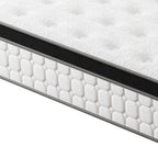 Hybrid Pocket Coil Gel Memory Foam Mattress, White, 1 Piece  Warm Home View